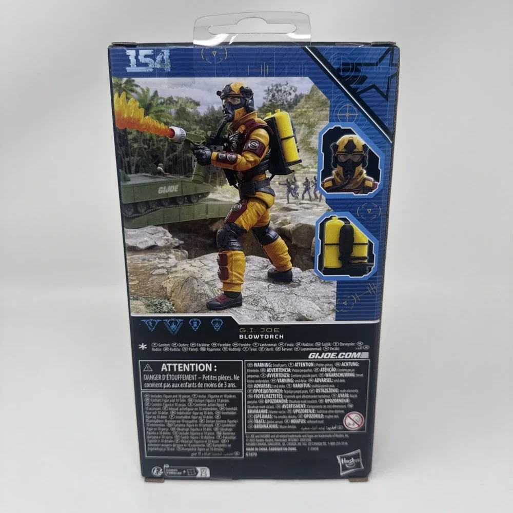 Blowtorch (GI Joe Classified, Hasbro) New SEALED In Box Action Figure - Picture 2 of 4